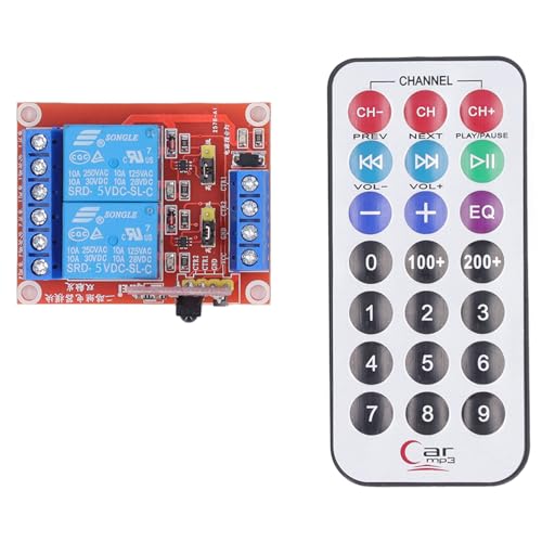 Amazon.co.jp: 2chリレー付き赤外線リモコン リレーモジュール