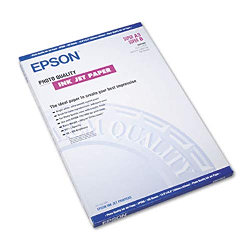 Epson Photo Quality Ink Jet Paper Papier couché 329 x 483 mm 105 gm² 100 feuille pour Stylus Pro 4900 Spectro M1 SureColor P400 P800 SC P10000 P20000 P400... - vue 4