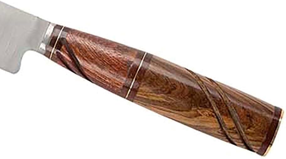 Argentine Steak Knife Galloned Combined Wood Handle