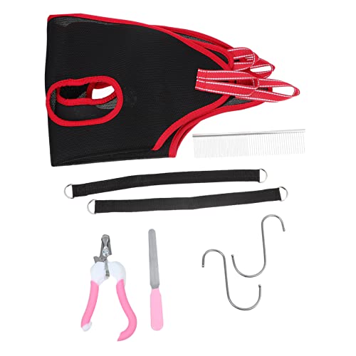 Sosoport 1 Set Pet Grooming Accessories Cat Dog Sling Hammock for Grooming Bag for Nail Trimming for Pets Random Color