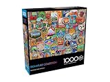 Buffalo Games National Park Patches - Lewis T. Johnson - 1000 Piece Jigsaw Puzzle - 26.75 x 19.75 in - Puzzles for Adults - National Parks Artwork - Includes Reference Poster
