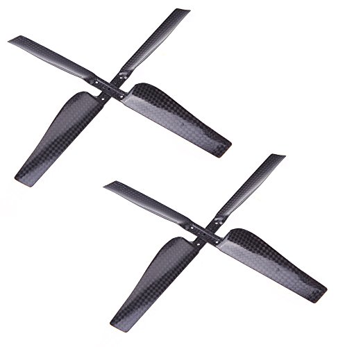 Parrot Ar Drone 1.0 & 2.0 Real Carbon Propeller Main Blades (2a+2b)