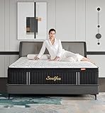 Soulfea Full Size Mattress,10 Inch Hybrid Full Mattress in a Box with Memory Foam & Individual Pocket Spring for Edge Support,Pressure Relief,Medium Firm,CertiPUR-US.