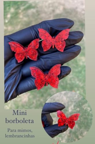 10 Chaveiros De Borboleta Personalizado Em Resina Para Lembrancinhas (Roxo)