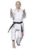 hayashi karate tasche weiß, Größen 150 - 200 cm. Traditioneller Schnitt, Hose mit Schnürbund
