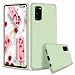Produktbild CRABOT Compatible with Samsung Galaxy S20plus Flüssiges Silikon Hülle Gelkautschuk Stoßfest Fall+1*(Kostenlose Displayschutzfolie) Weicher Anti-Fall Kratzfest Telefonhülle(Grün)