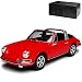 Produktbild GT Spirit Porsche 911 901 Urmodell Targa Polo Rot 1963-1973 1/18 Modell Auto mit individiuellem Wunschkennzeichen