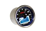 Medidor de velocidad: Unidad de visualización = 100 rpm. Frecuencia de respuesta = < 0,5 segundos. Tiempos y pistones: 2 tiempos = 1, 2, 3, 4 pistones. 4 tiempos = 1, 2, 3, 4, 5, 6, 8, 10, 12 pistones. Indicador de temperatura: Rango de visualización = 0 – 150 °C (32 – 302 °F). Unidad de visualización = 0,1 °F, grados en pantalla completa, p. ej. 25.0. Cantidad: 1 unidad. Nota: Sin ABE. Disponible en varios modelos de revoluciones. 