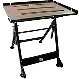 La mesa es ideal tanto para soldar pero también para soldar o para otros trabajos de metal o taller.