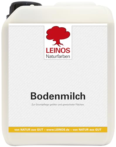 LEINOS Bodenmilch 920 | 2,5 Liter | Pflegemittel für geölte, gewachste & lackierte Böden | Holz, Kork & Linoleum | schmutzabweisend, antistatisch & seidenglänzend