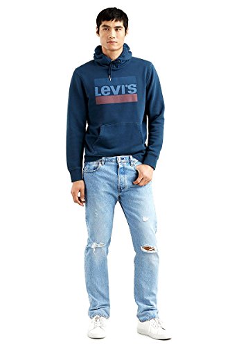 Levi's Men's 501 Original-Fit-Jean, Damaged Hector-Warp Stretch, 34W x 32L4