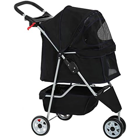 BestPet 3 Wheels Pet Stroller for Dogs and Cats Cover