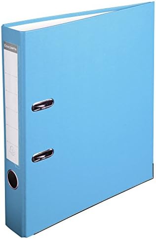 Exacompta - Ref 915416B - PP Lever Arch File - 320 x 290mm in Size, Suitable for Storing A4 Documents, 50mm Spine, Reinforced Finger Pull & Bottom Edge - Grey