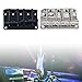 ZUXOCY 4 String Bass Bridge Assembly, 4 String Vintage Bass Bridge for 4 Strings Electric Bass Guitar 2 Colors to Choose
