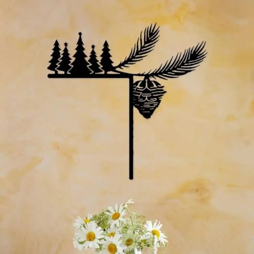 Alpine Corporation 20 in. Tall Hanging Rustic Pinecone Christmas Star ...