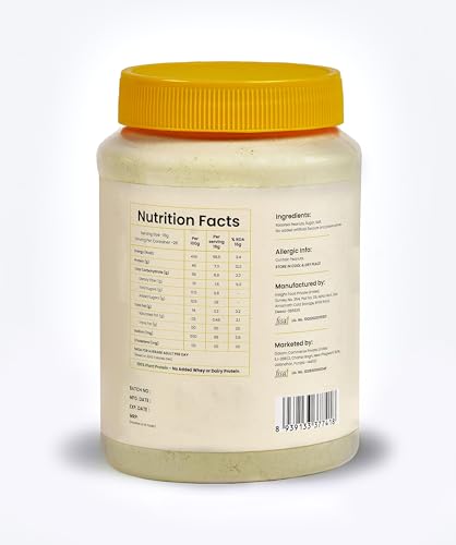 Image of Build My Body | BMB - Original Peanut Butter Powder | 46g Protein | Makes 500g Peanut Butter Spread | Classic American Taste | No Preservatives | 1 /3 the Calories | 4x Less Fat | Spread, Blend, Mix or Bake | Perfect for Every Protein Fix | 227g