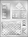 CK Products 4-1/4-Inch 3-D Gingerbread House Chocolate Mold