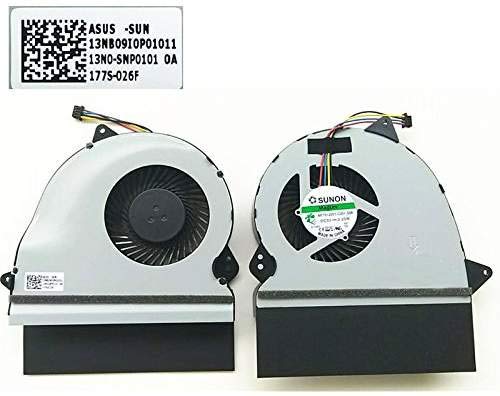 wangpeng Replacement Fan for ASUS ZX50J GL552 GL552V GL552JX GL552VM CPU Cooling Fan