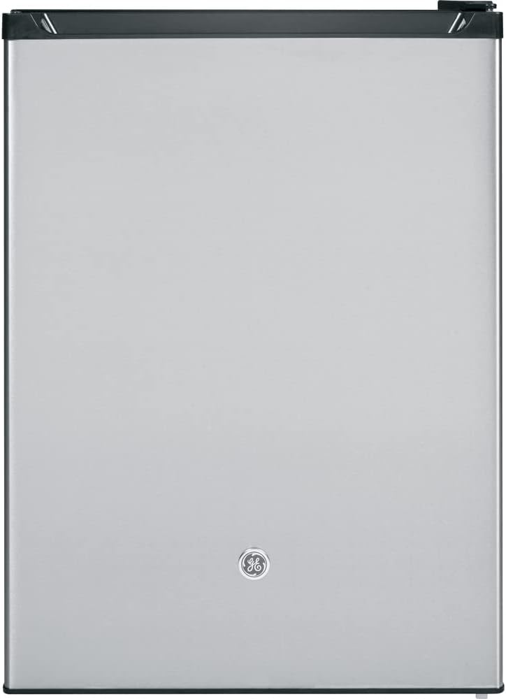 GE Spacemaker Compact Refrigerator, Stainless Steel, Reversible Door, 5.6 cu. ft.
