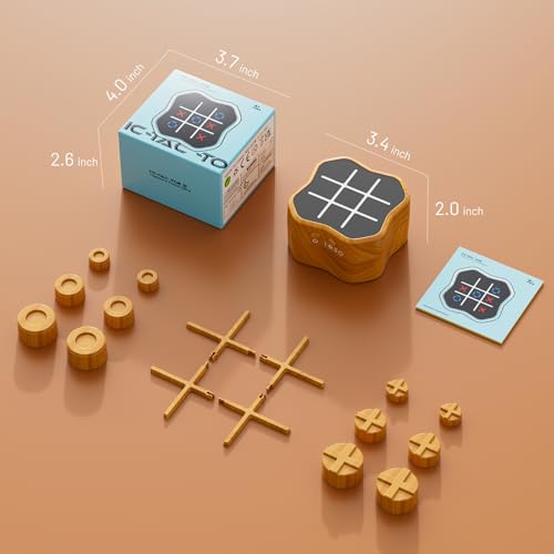 Freecat Tic Tac Toe Game, 3-in-1 Electronic Handheld Games Console for Kids Memory Growth, Portable Puzzle Travel Games,Board Game for Kids and Adults, Christmas and Birthday Gifts for All Ages 3+ - Thumbnail 7