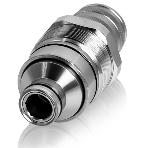 Image of 7246802 Female Flat Face Hydraulic Quick Coupler Compatible with Bobcat