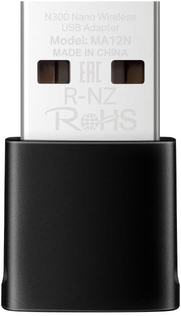 Mercusys MA12N, N300 Mbps Kablosuz Nano USB Adaptör