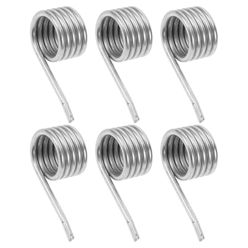 IWOWHERO 6 Resortes de Repuesto para Cubo de Fregona Industrial Muelles de Torsión Metálicos para Reparación de Pedal Accesorios para Productos de Limpieza Comerciales de Suelos