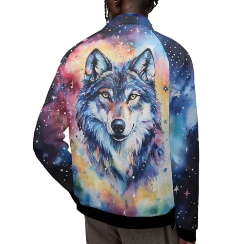 Image of Men's Lightweight Jackets Casual Full Zip Fleece Jacket Men Coats Fashion Long Sleeve Sweatshirt