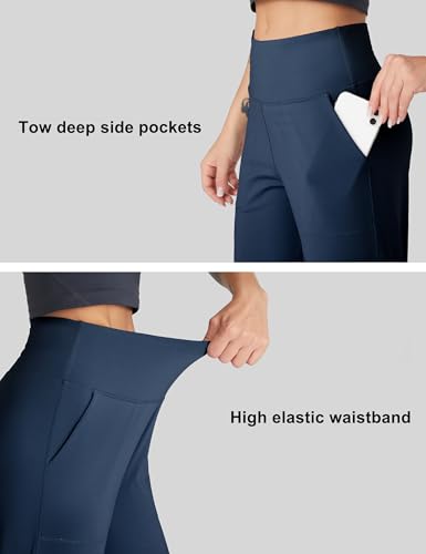 Image of Dragon Fit Joggers for Women with Pockets,High Waist Workout Yoga Tapered Sweatpants Women's Lounge Pants