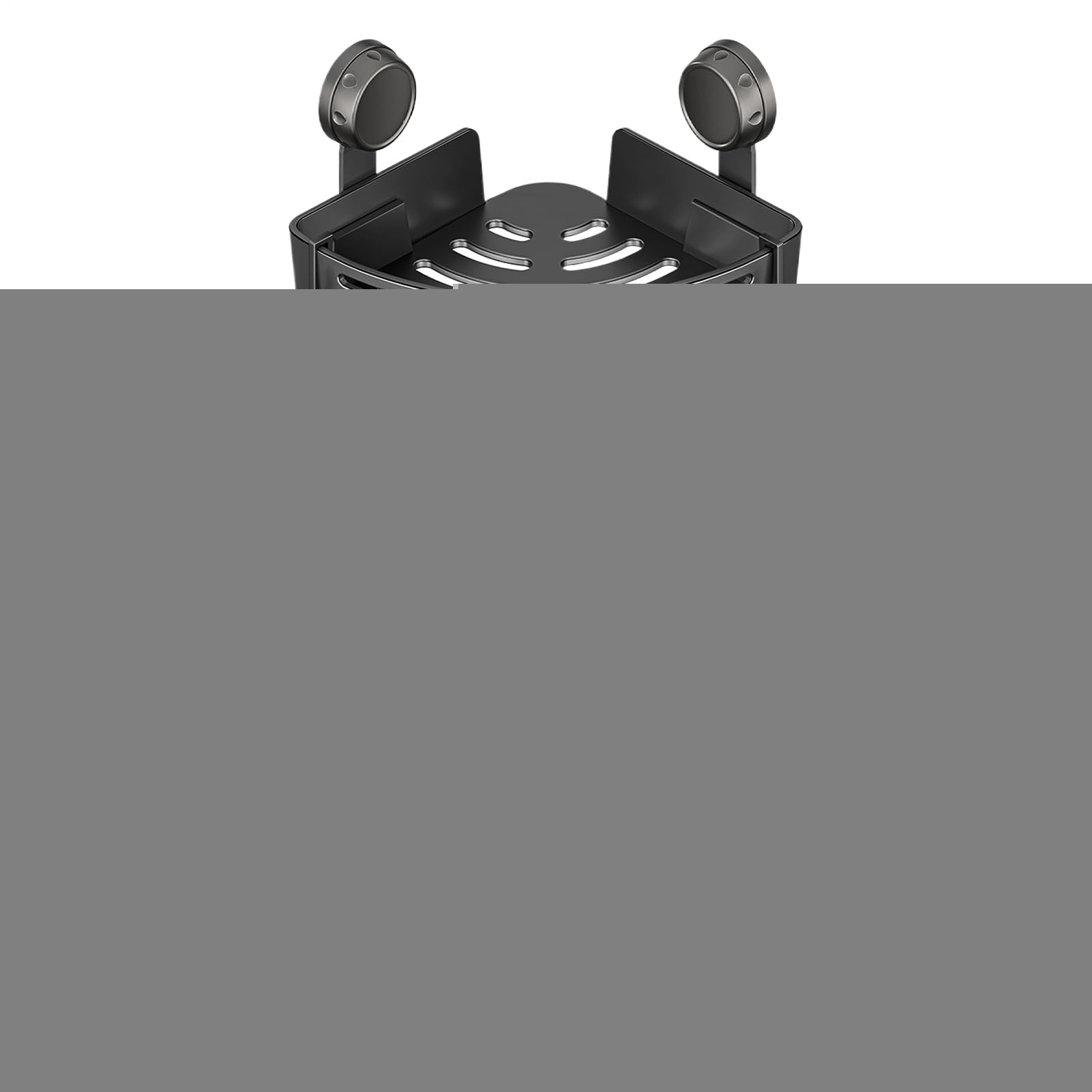 Étagère de douche à ventouses amovible sans perçage pour salle de bain