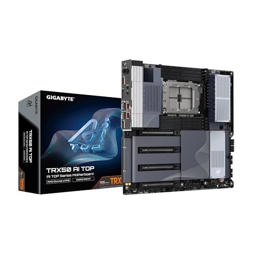 GIGABYTE TRX50 AI TOP sTR5 AMD TRX50 EATX }U[{[h - DDR5APCIe 5.0 M.2APCIe 5.0AUSB4 Type-CAWi-Fi 7AMarvell 10GbEB
