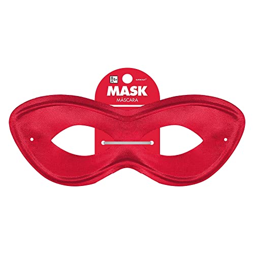 amscan Super Hero Eye Mask - 2 7/8" x 8 1/4", Red, 1 pc