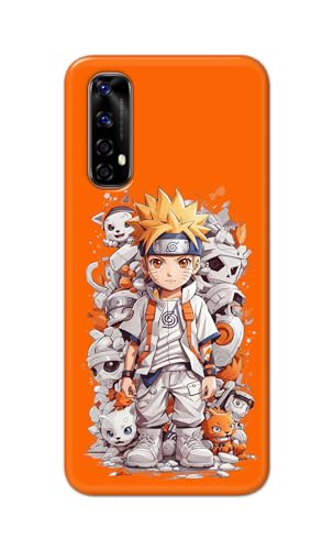 Image of PRINTFIDAA Printed Hard Back Cover Case for Realme Narzo 20 Pro | Realme 7 | Realme Narzo 30 4G Back Cover (Famous Anime Cartoon Character) -112