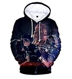 GO2COSY Anime Sword Art Online Cosplay Kirigaya Kazuto Kirito Asuna Jacket Sweatshirt Costume Hoodie