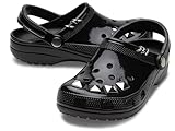 Crocs Unisex Classic Embellished Clog Black Studded Men 8 Women 10 Medium