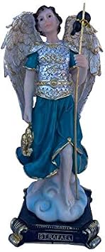 misantuario 3 Arcangeles Set St. Miguel,St. Gabriel, St. Rafael 8 Tall 3 Archangels Set Resin Religios Figure