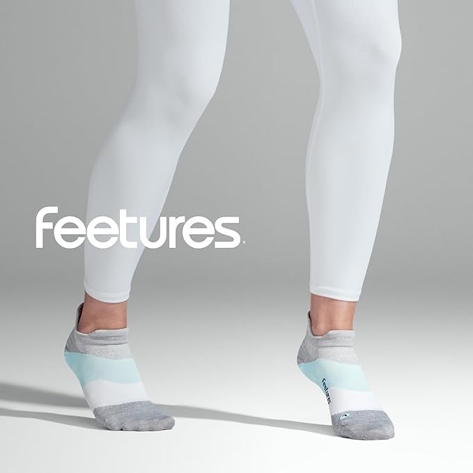 Image of Feetures Elite Light Cushion Mini Crew Sock - Sport Sock with Targeted Compression