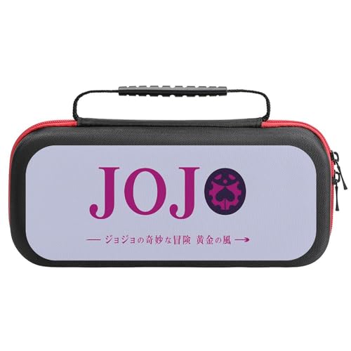ジョジョの奇妙な冒険 switchケース スイッチケース スイッチ保護カバー 収納バッグ Switch対応ハードケーススイッチ 防塵 防汚 防水 耐衝撃 20枚収納ジョイコン全面保護 着脱簡単