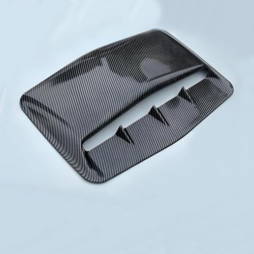Image of Automaze Car Bonnet Accessories Hood Scoop, Air Intake Vent, Carbon Black