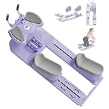 Hydravex Spine Twist and Stretch Trainer,Crawling Exercise Machine,Waist and ab Twist Trainer that dynamically Stretches the Lower-Back Pain Relief, with 3 Adjustable Height & Digital Display Purple