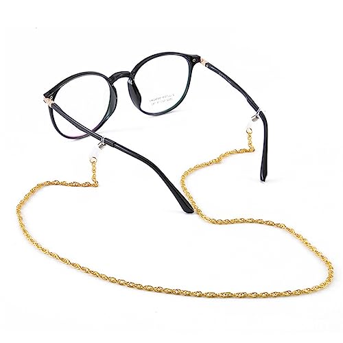 Chaîne de lunettes en métal et sangle de cou antidérapante