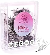 ROSE GIRL Promade Fans - Natural Look Volume Eyelashes - Loose Hand Fan From 3D To 16D - C CC D D...
