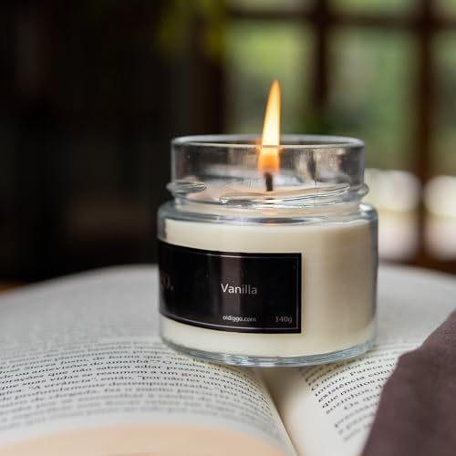 Vela Aromática Perfumada Vegetal Vanilla diggo. 140g