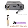 XGWTH Foldable Headset Microphone Condenser Omnidirectional Double Over Ear Earset Headworn Mic Compatible with AKG Wireless System Bodypack Transmitter with 1.2m Cable Mini XLR 3 Pin TA3F Plug #4