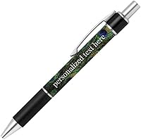 Vista 22 de Bolígrafo de tinta de escritura – Nombre o mensaje personalizado – Colores o impresiones – Regalo de papelería, suministros escolares de oficina