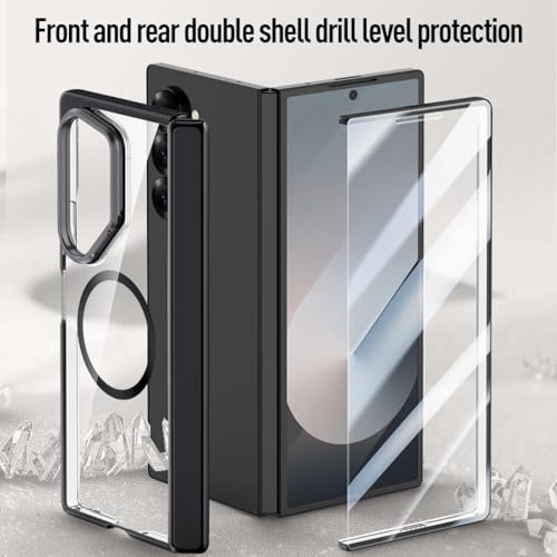 Coque transparente Galaxy Z Fold 6 avec béquille pour streaming vidéo - 4
