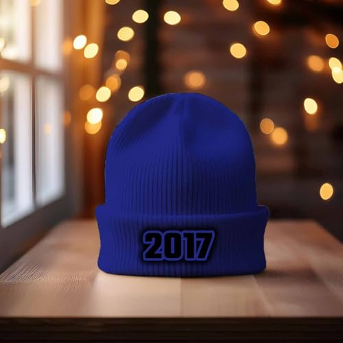 Beanie cuffed 2017 Royal bonnet classique bleu pour homme et femme