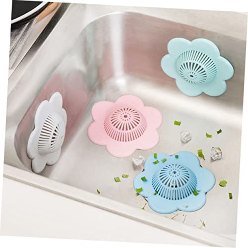Colador de silicona para fregadero y baño color rosa miniatura 6