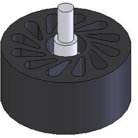 Innovative Components Long Tapered Knob, 3 7/8, 1 1/8 in, 3/8-16
