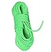 WGE Cuerda De Seguridad De Alta Resistencia De 10 Mm, Cuerda Multiusos 40 Metros (131 Pies), Cuerda De Escalada para Exteriores, Cuerda De Escalada,Green